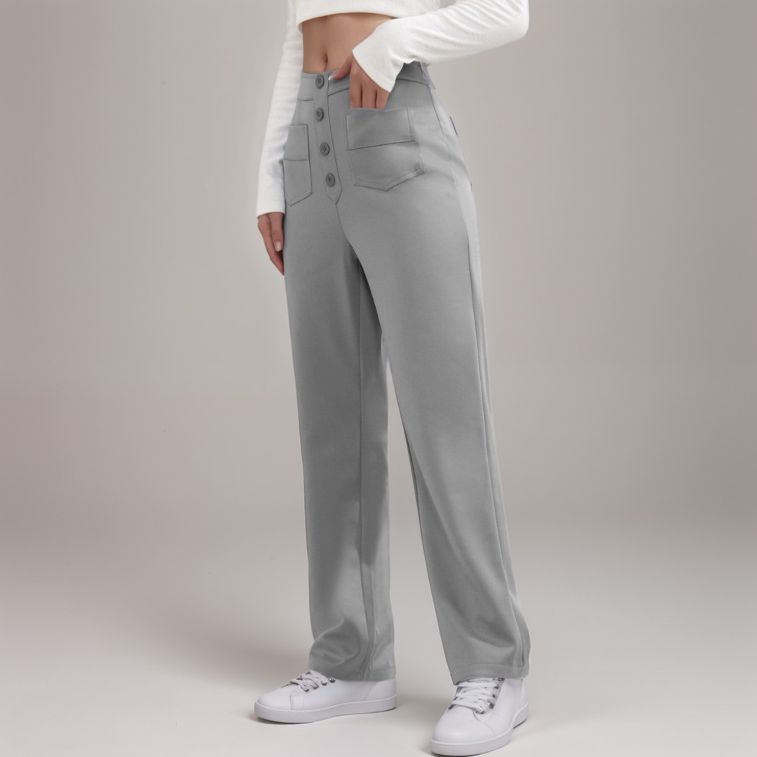 Sanne™ - High-waist flared broek