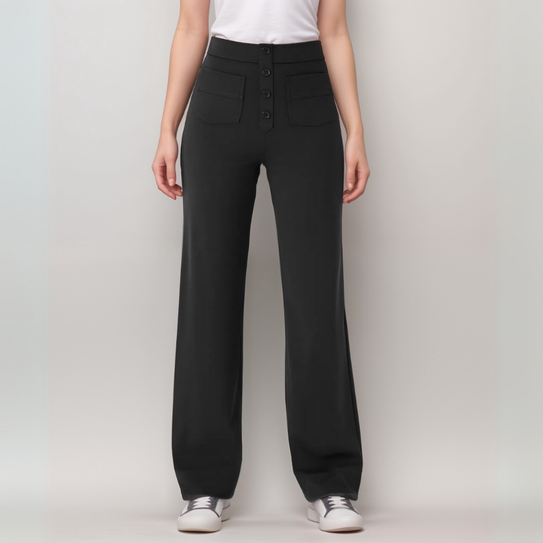Sanne™ - High-waist flared broek