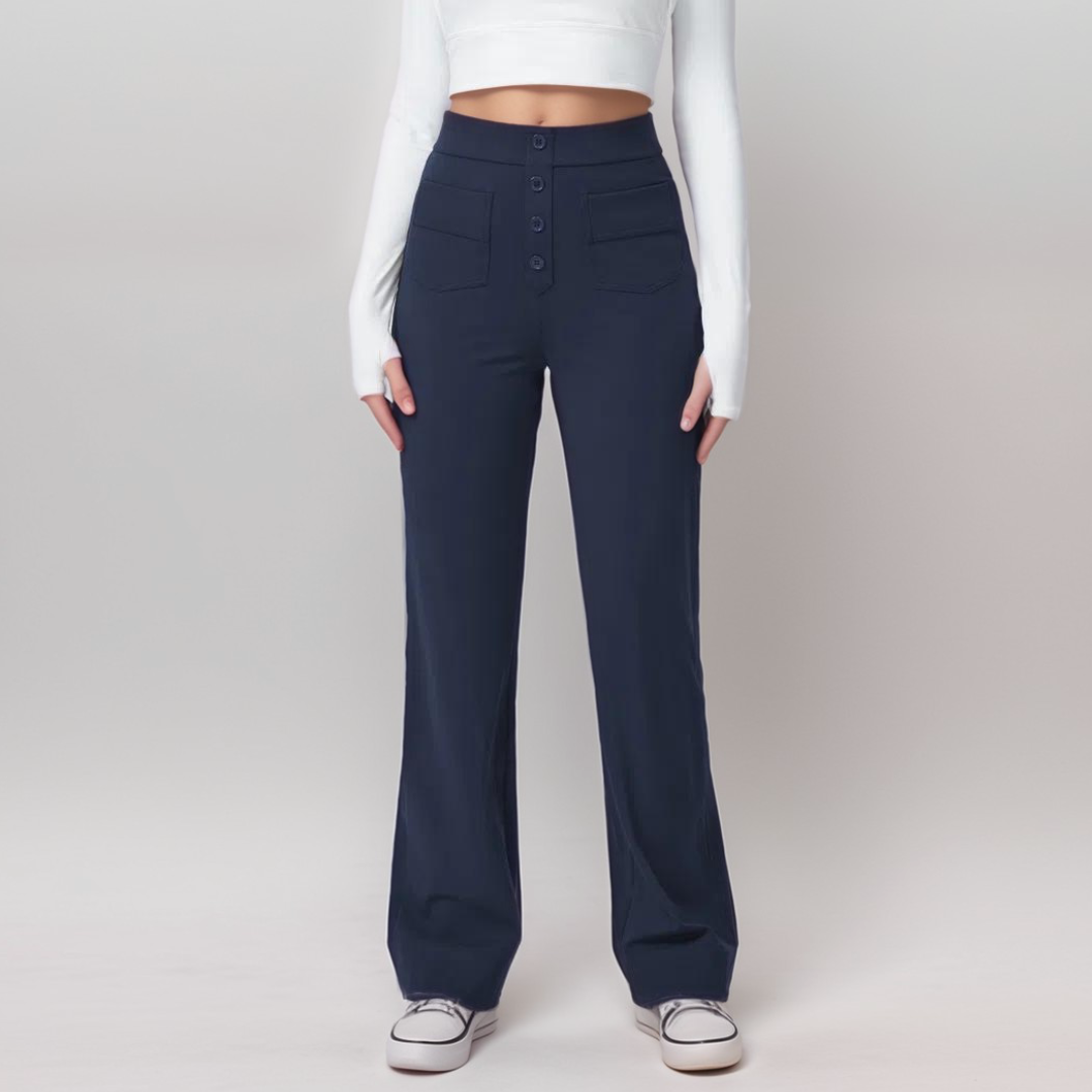 Sanne™ - High-waist flared broek
