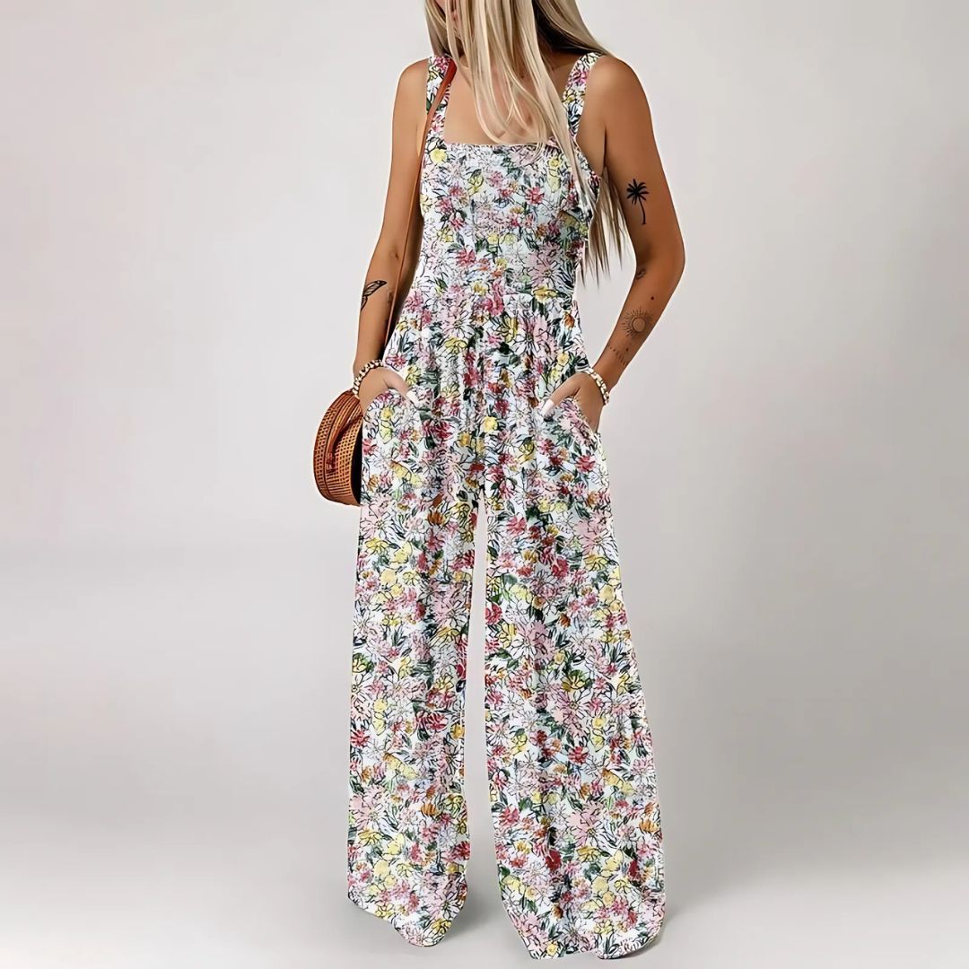 Britt™ - Bloemenprint jumpsuit