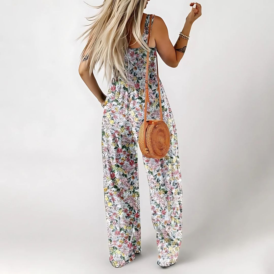 Britt™ - Bloemenprint jumpsuit