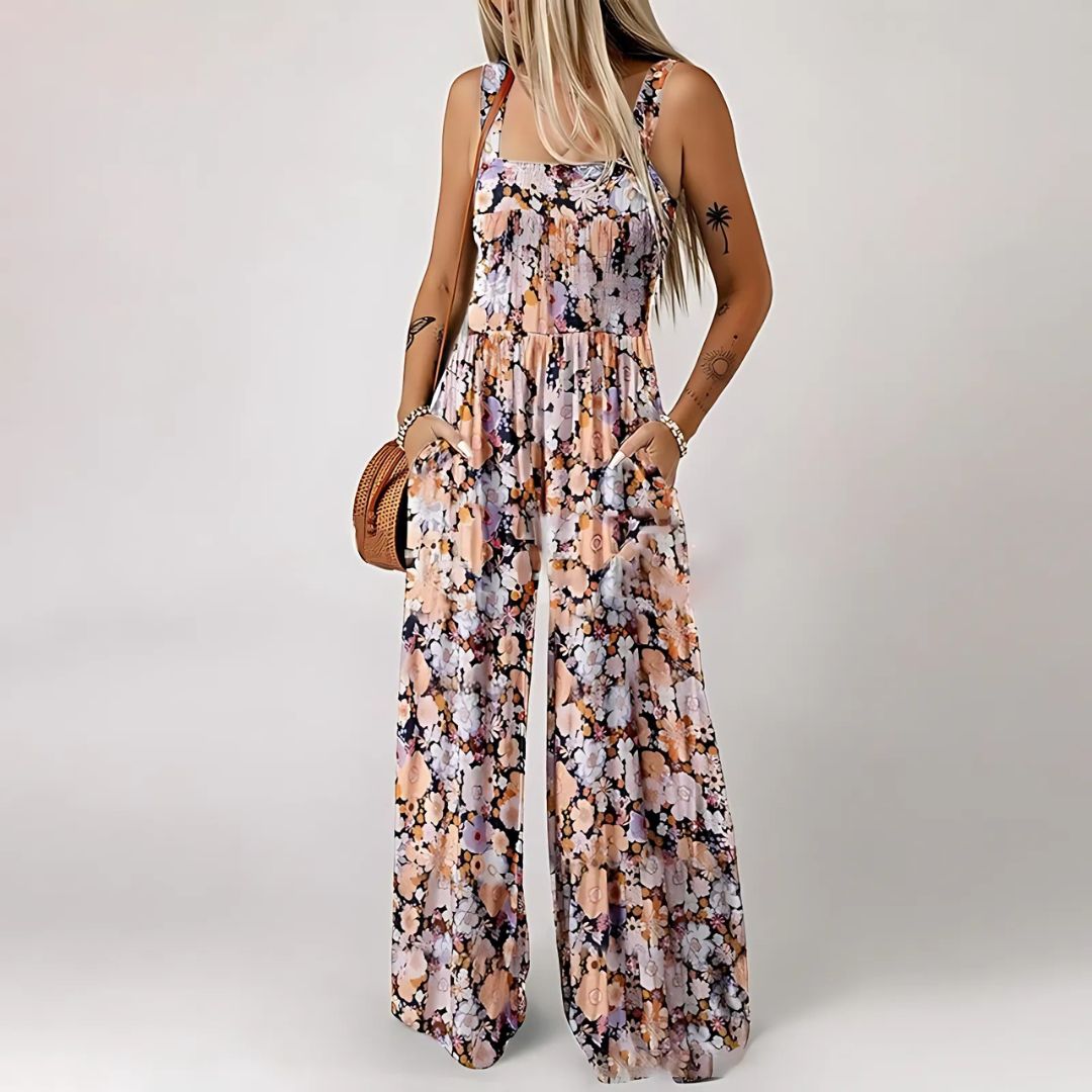 Britt™ - Bloemenprint jumpsuit