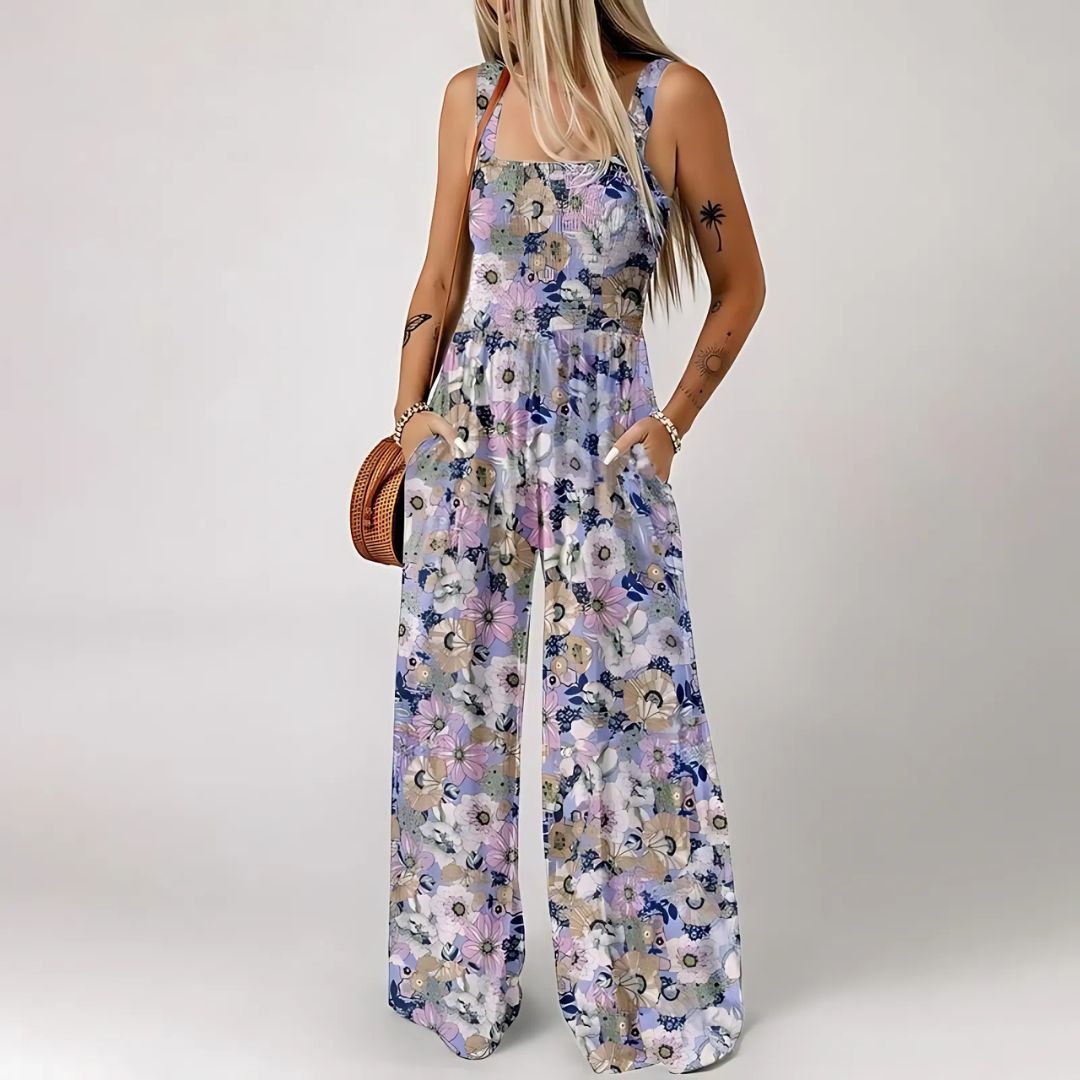 Britt™ - Bloemenprint jumpsuit