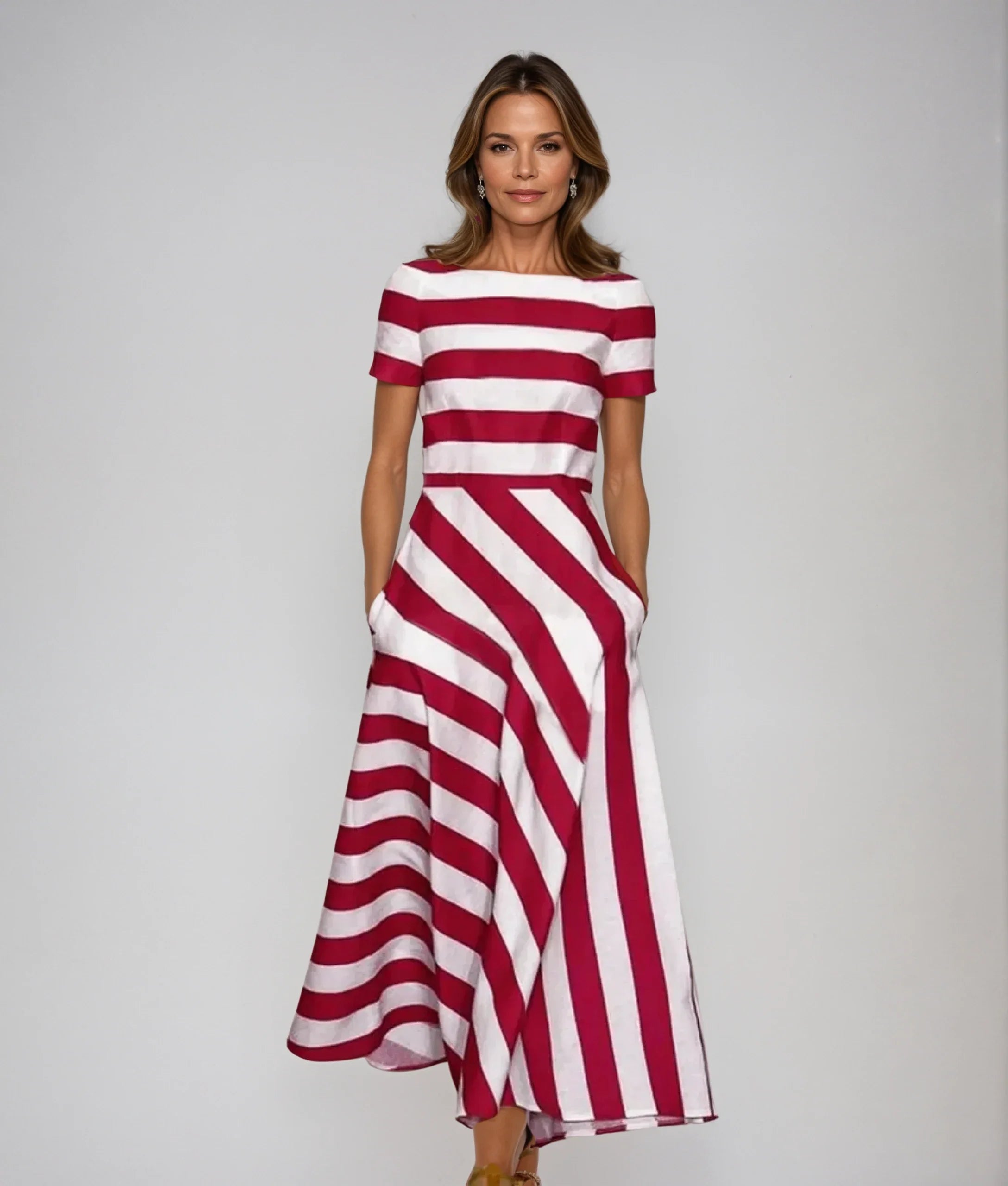 Klara™ - Gestreepte Maxi Jurk
