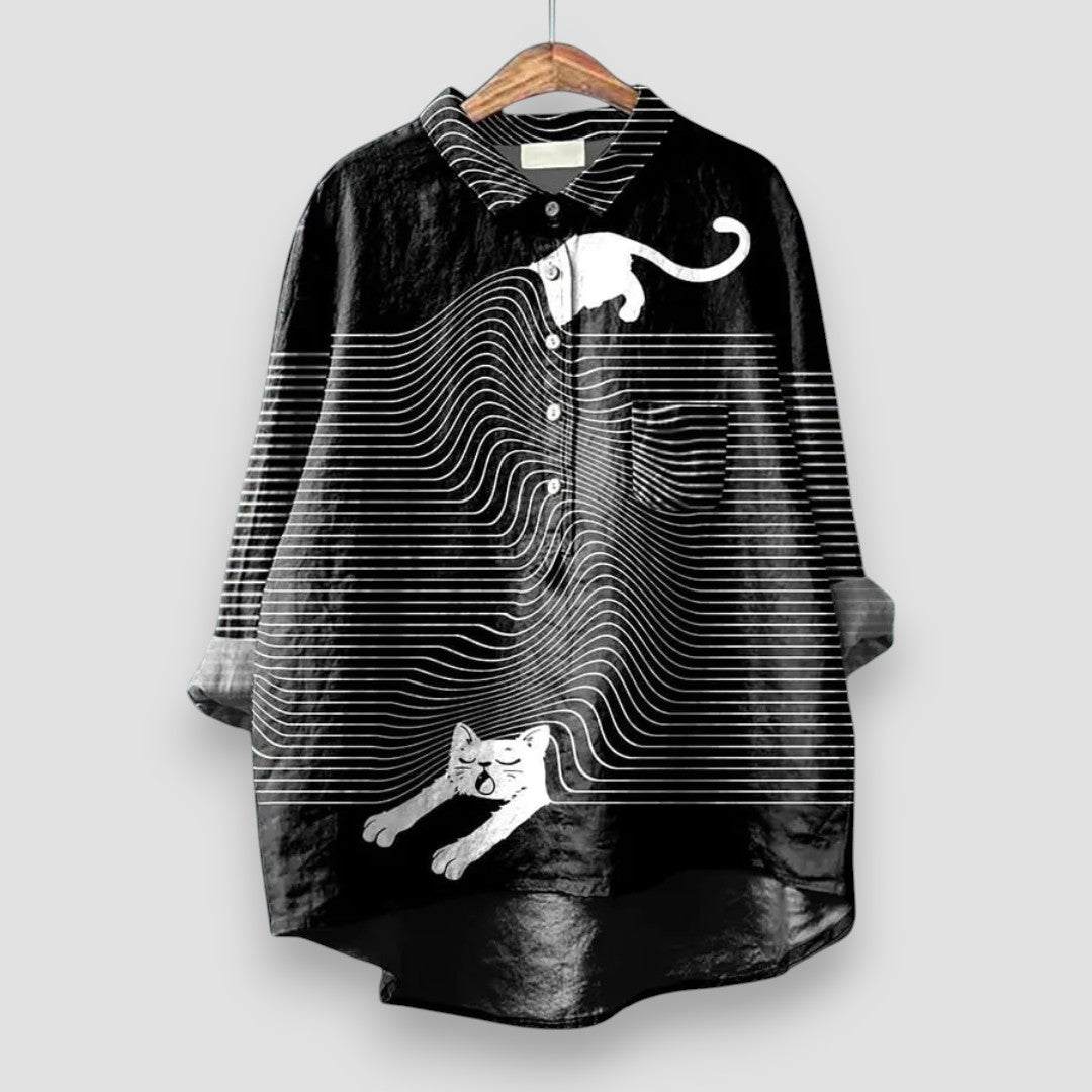 Amelie™ - Hondenprint overhemd