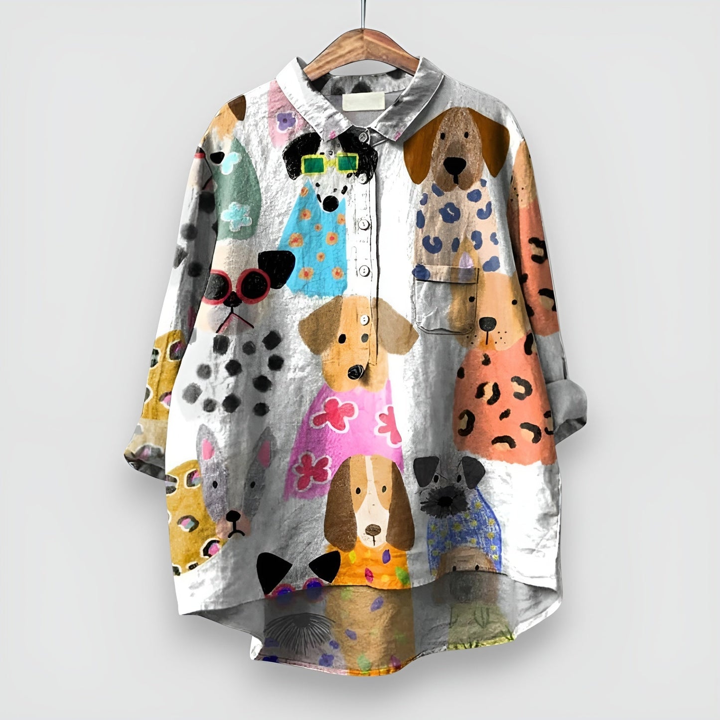 Amelie™ - Hondenprint overhemd
