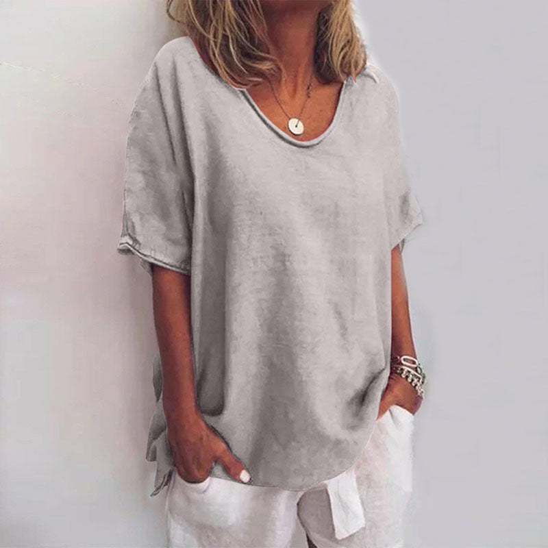 Meike™ - Losvallend comfortabel T-shirt 1+1 GRATIS