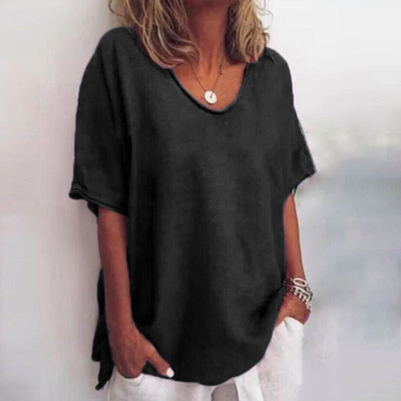 Meike™ - Losvallend comfortabel T-shirt 1+1 GRATIS