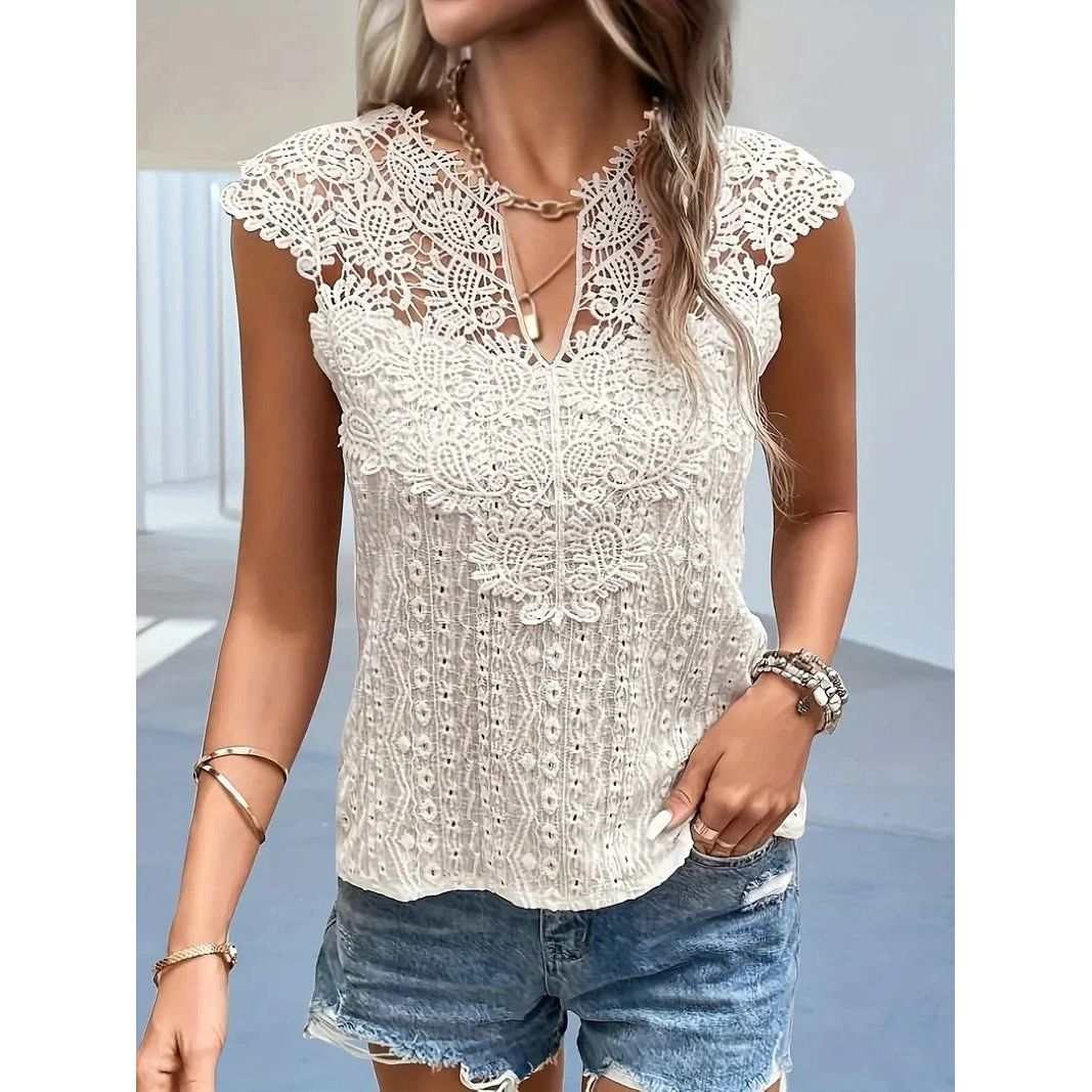 Nikki™ - Kanten zomertop 1+1 Gratis