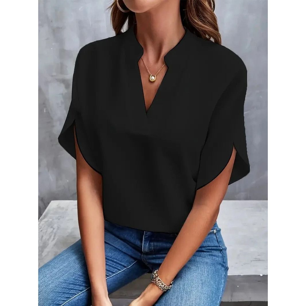Zoë™ - Elegante V-Hals Blouse 1+1 Gratis