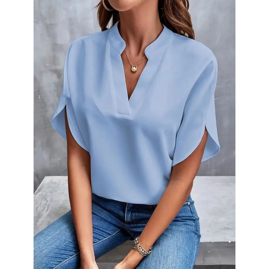 Zoë™ - Elegante V-Hals Blouse 1+1 Gratis