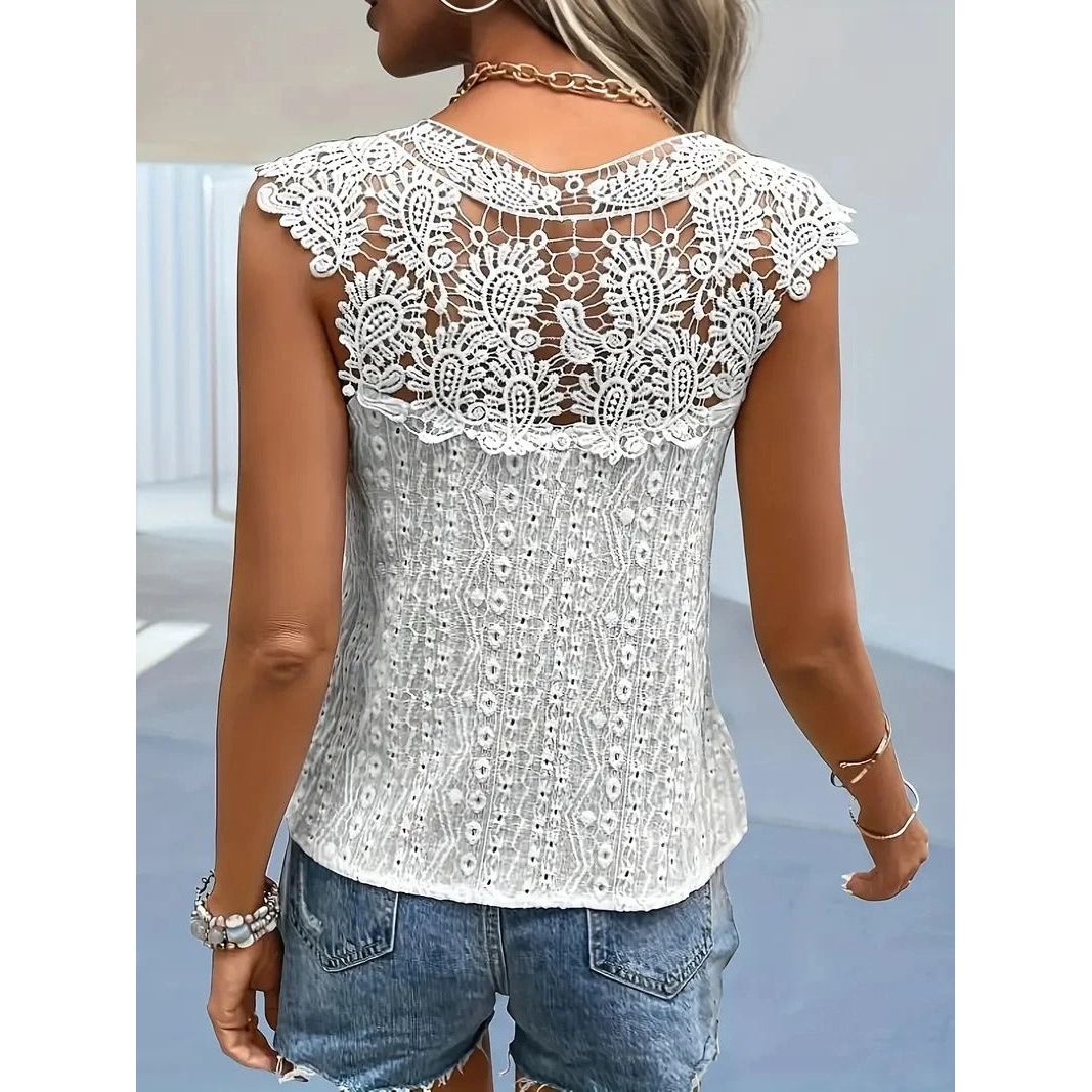 Nikki™ - Kanten zomertop 1+1 Gratis
