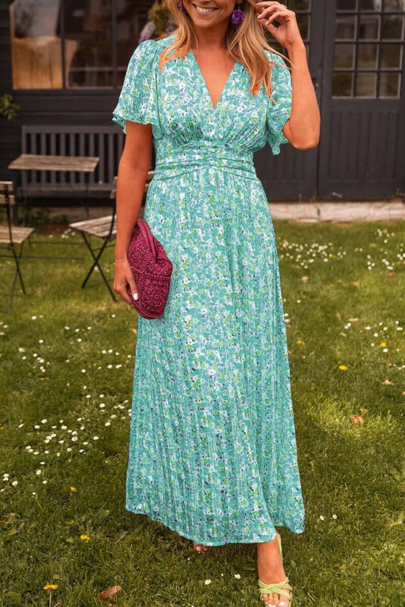 Sandra™ - Elegante maxi-jurk met V-hals