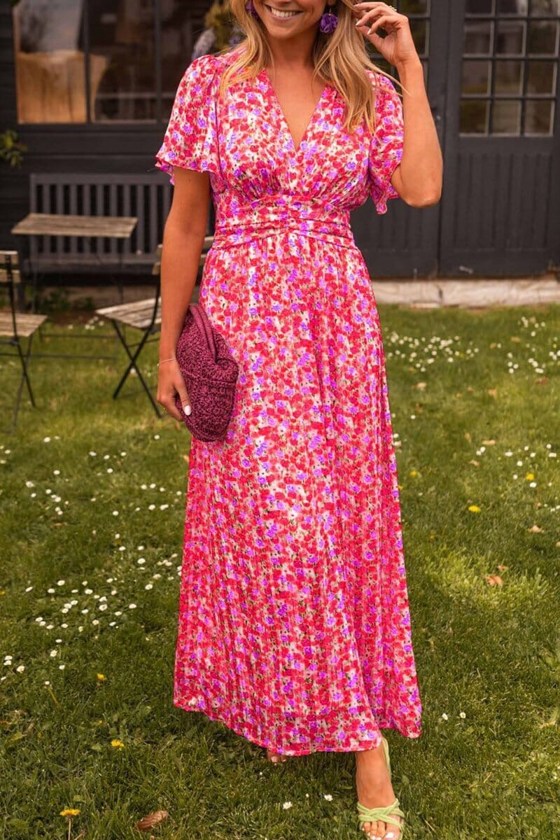 Sandra™ - Elegante maxi-jurk met V-hals