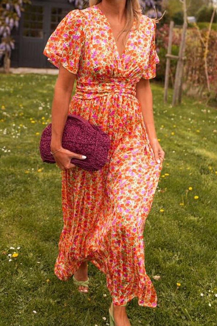Sandra™ - Elegante maxi-jurk met V-hals
