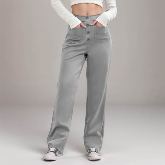 Sanne™ - High-waist flared broek