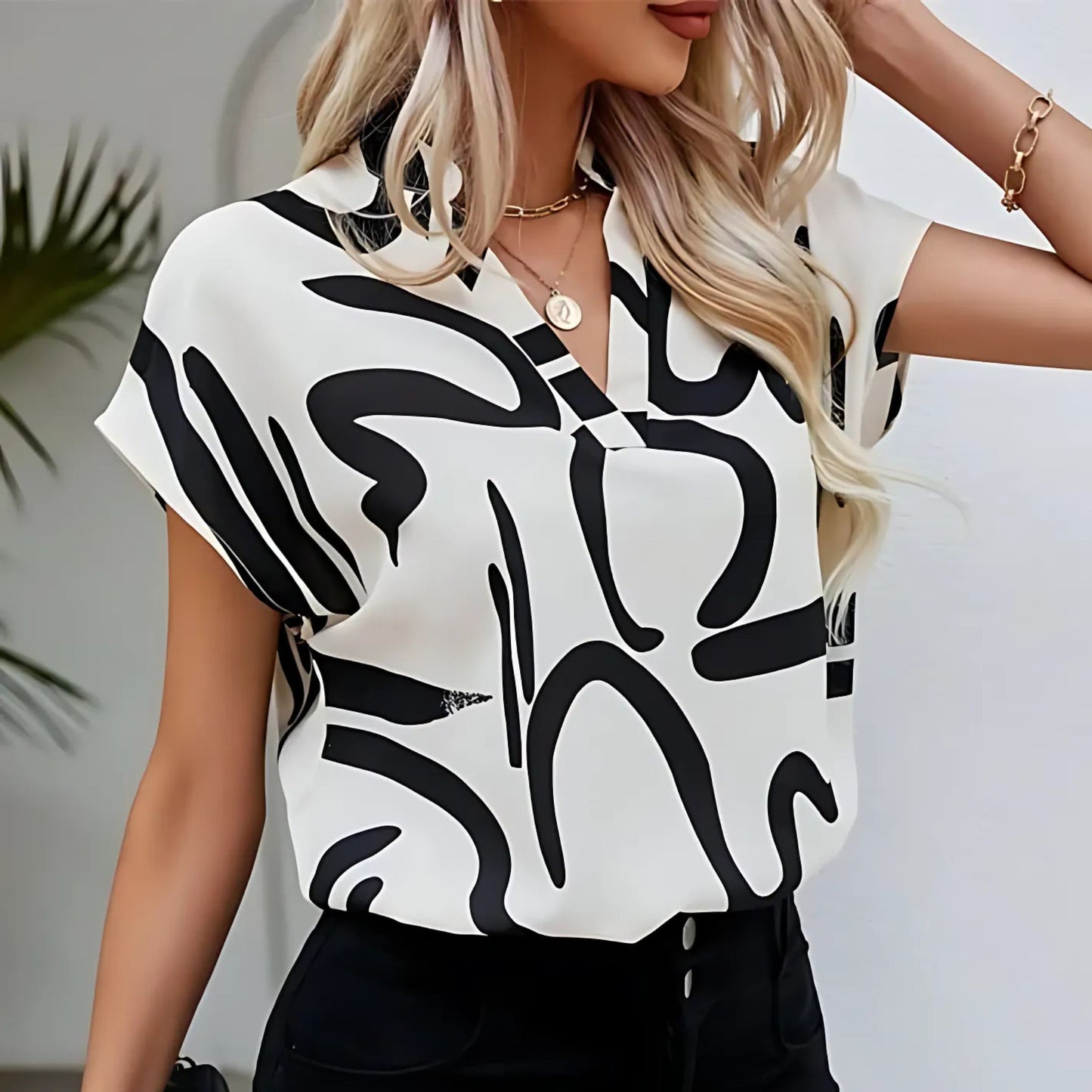 Mia™ - Abstracte Blouse