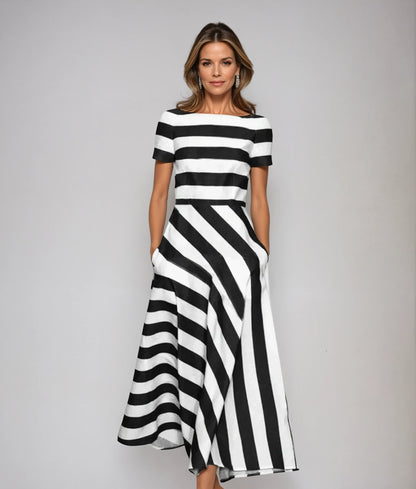 Klara™ - Gestreepte Maxi Jurk