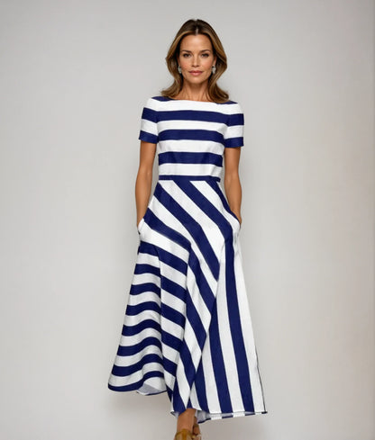 Klara™ - Gestreepte Maxi Jurk
