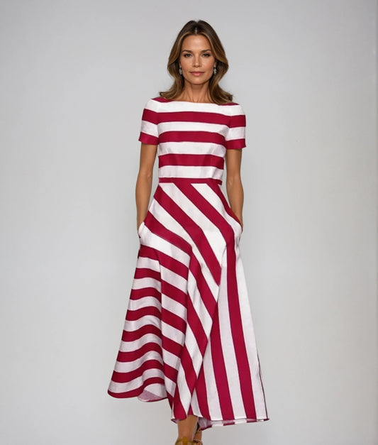 Klara™ - Gestreepte Maxi Jurk