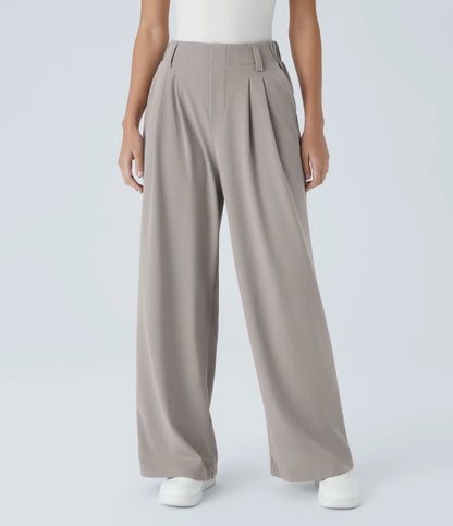 Nina™ - High-waisted flaired broek - 1+1 GRATIS