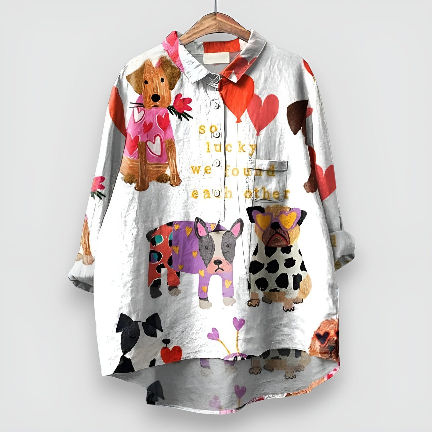 Amelie™ - Hondenprint overhemd