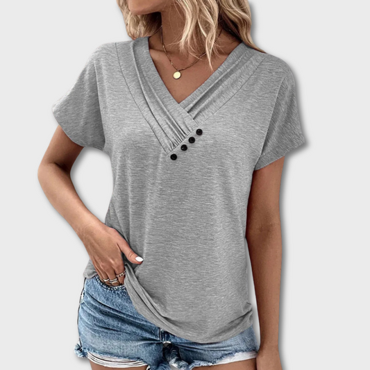 Sasha™ - V-Hals Top - 1+1 GRATIS