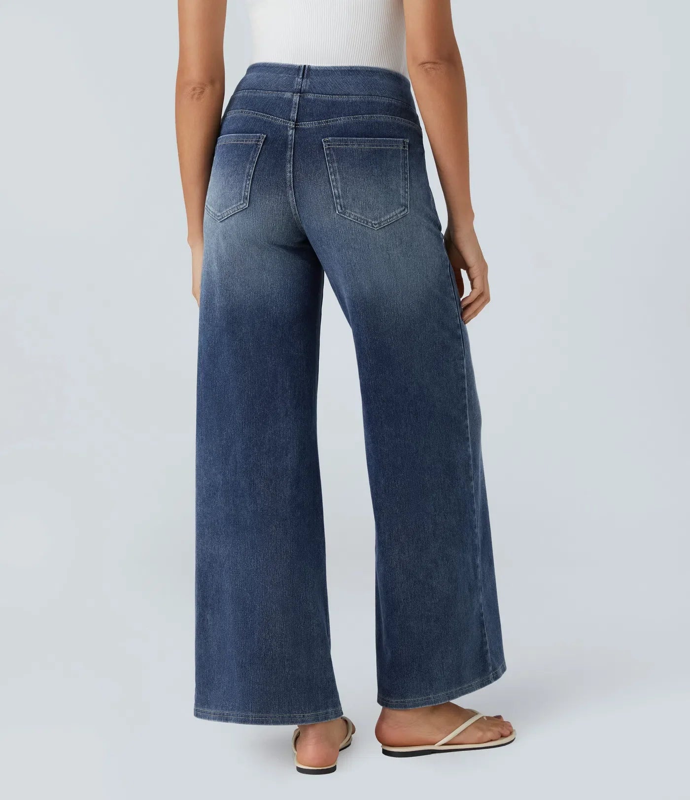 Anne™  - Elastische broek met hoge taille