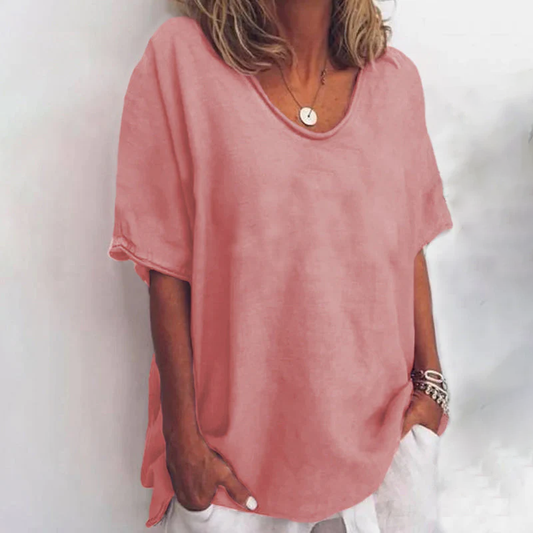 Meike™ - Losvallend comfortabel T-shirt  1+1 GRATIS