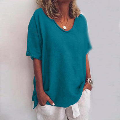 Meike™ - Losvallend comfortabel T-shirt  1+1 GRATIS