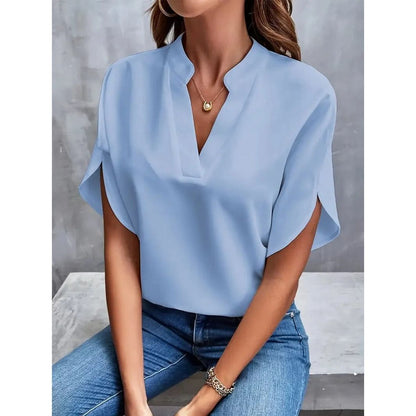 Zoë™ - Elegante V-Hals Blouse 1+1 Gratis